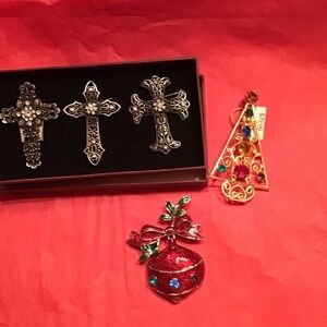 Decorative Cross and Ornament Set .#1